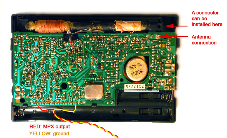 PCB of the Sangean PR-D1